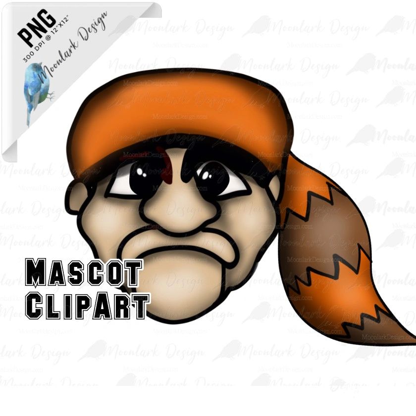 Pioneer Mascot PNG, School Spirit, Hunter, Raccoon Skin Hat